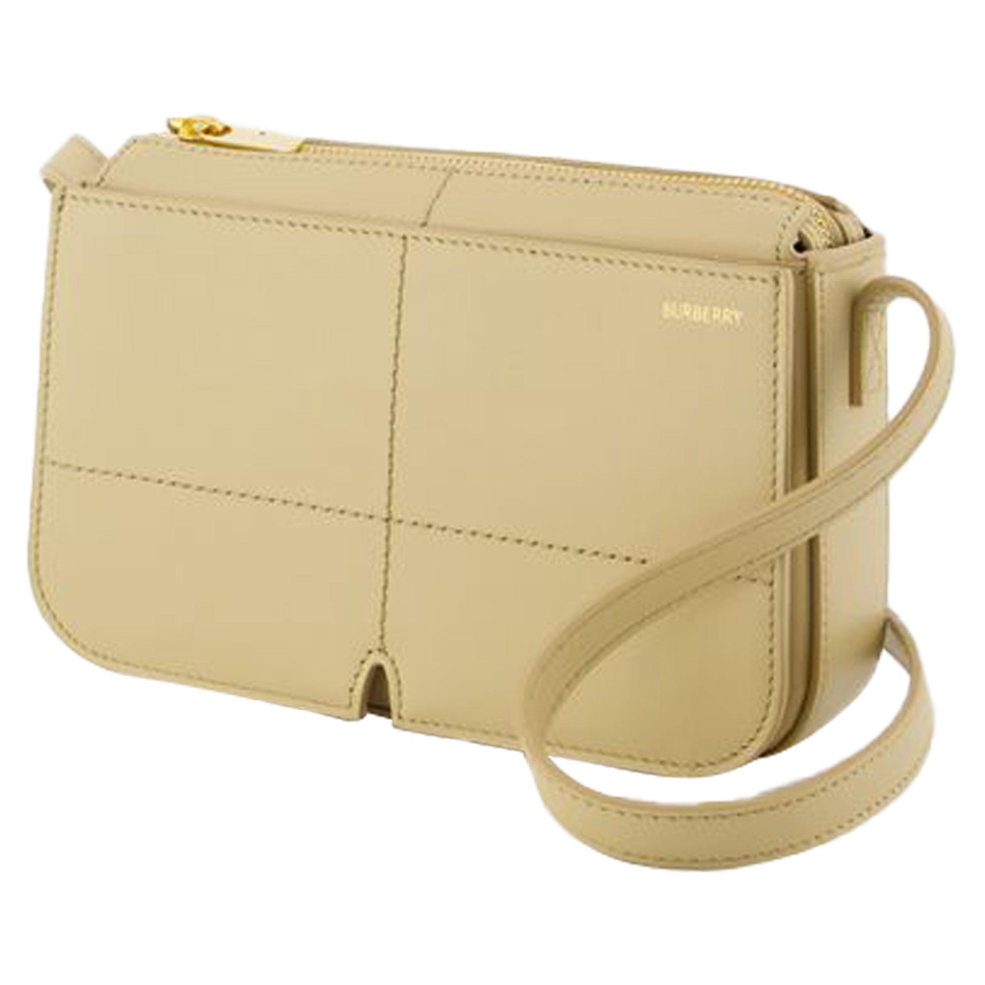 Small Snip Crossbody - Burberry - Leather - Beige