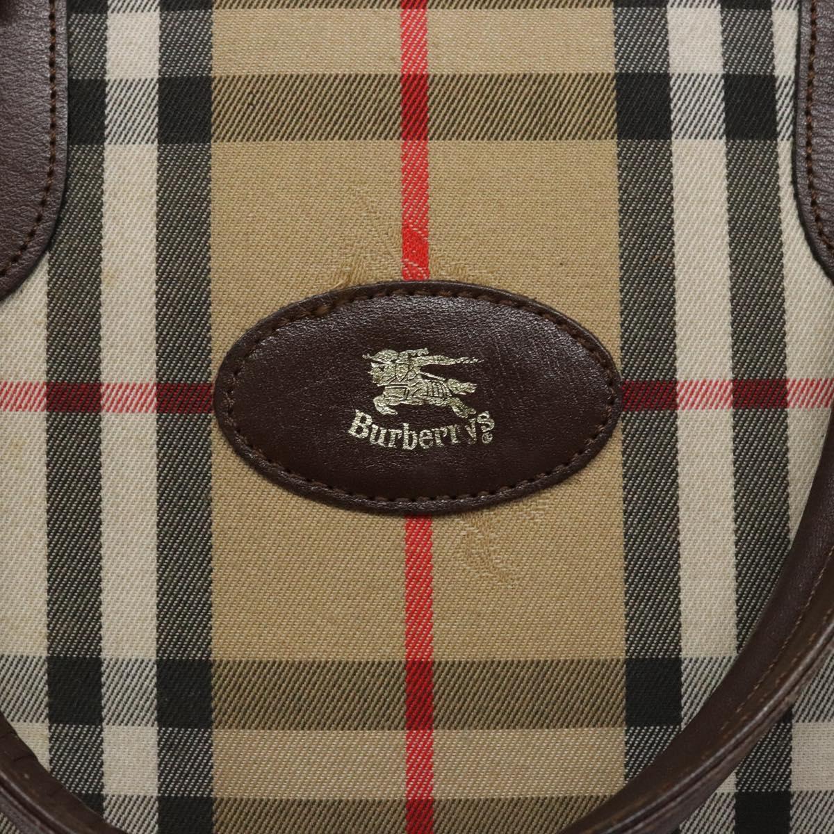 Burberry Nova Check Canvas Handbag (Pre-Owned)