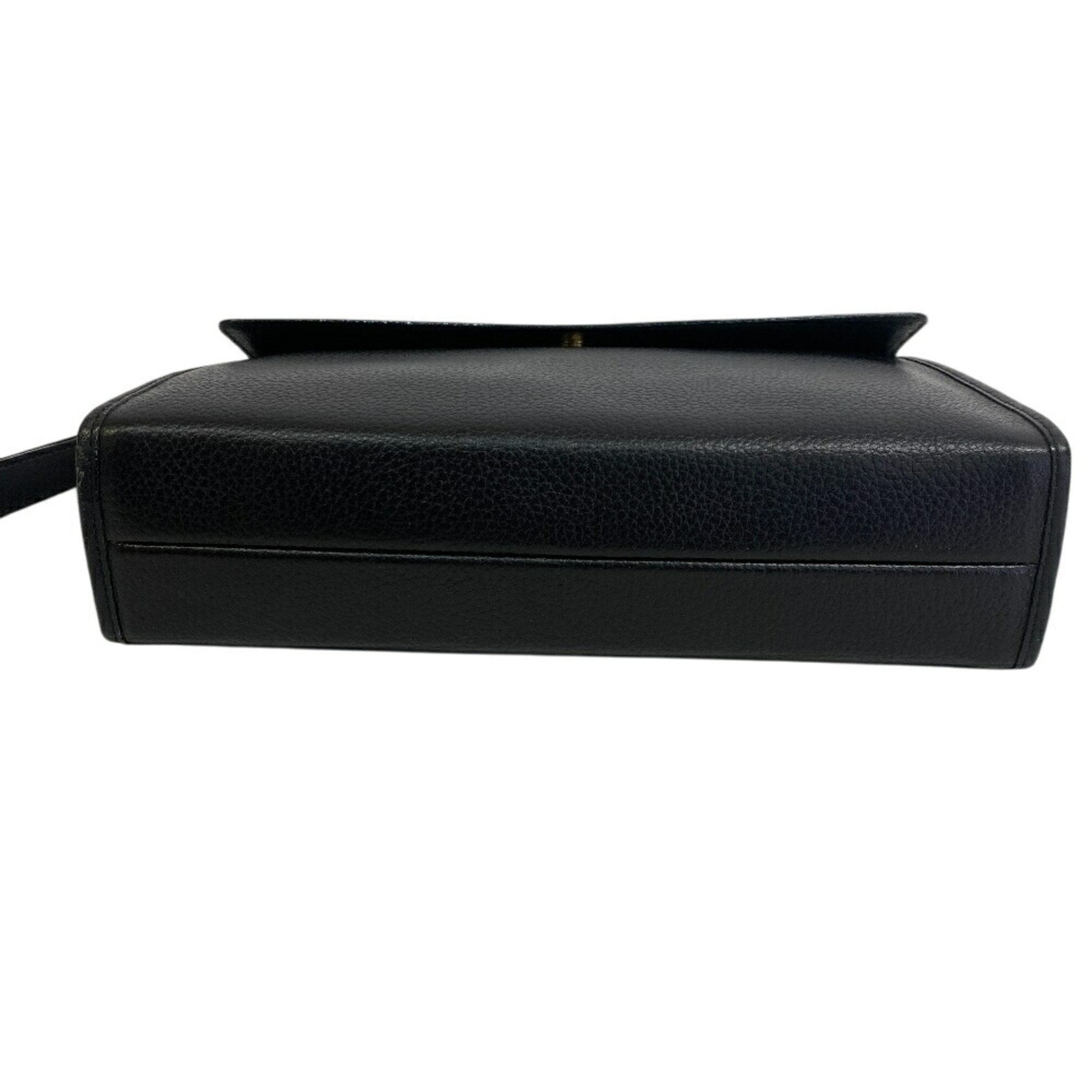 Burberry Leather Clutch Bag (Pre-Owned)