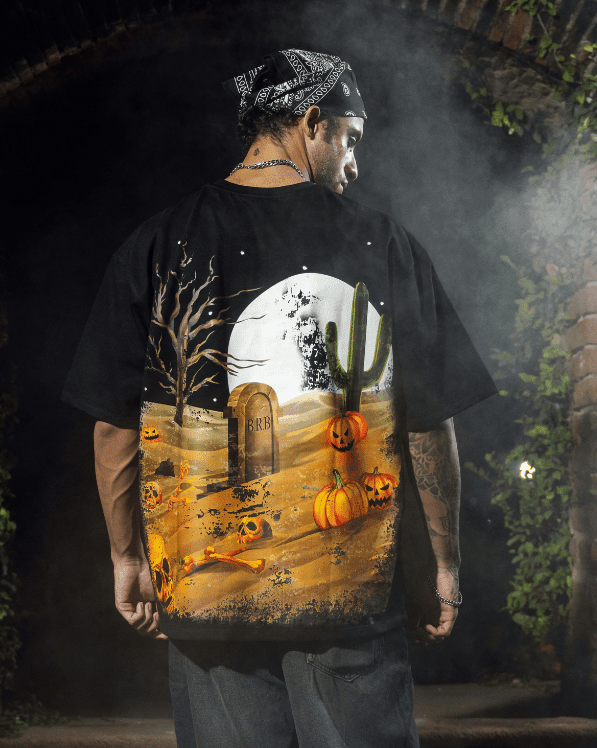 Cursed Sands - Evrhood oversized graphic t-shirt