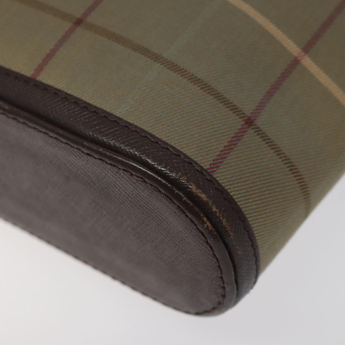 Burberry Nova Check Canvas Shoulder Bag (Pre-Owned)