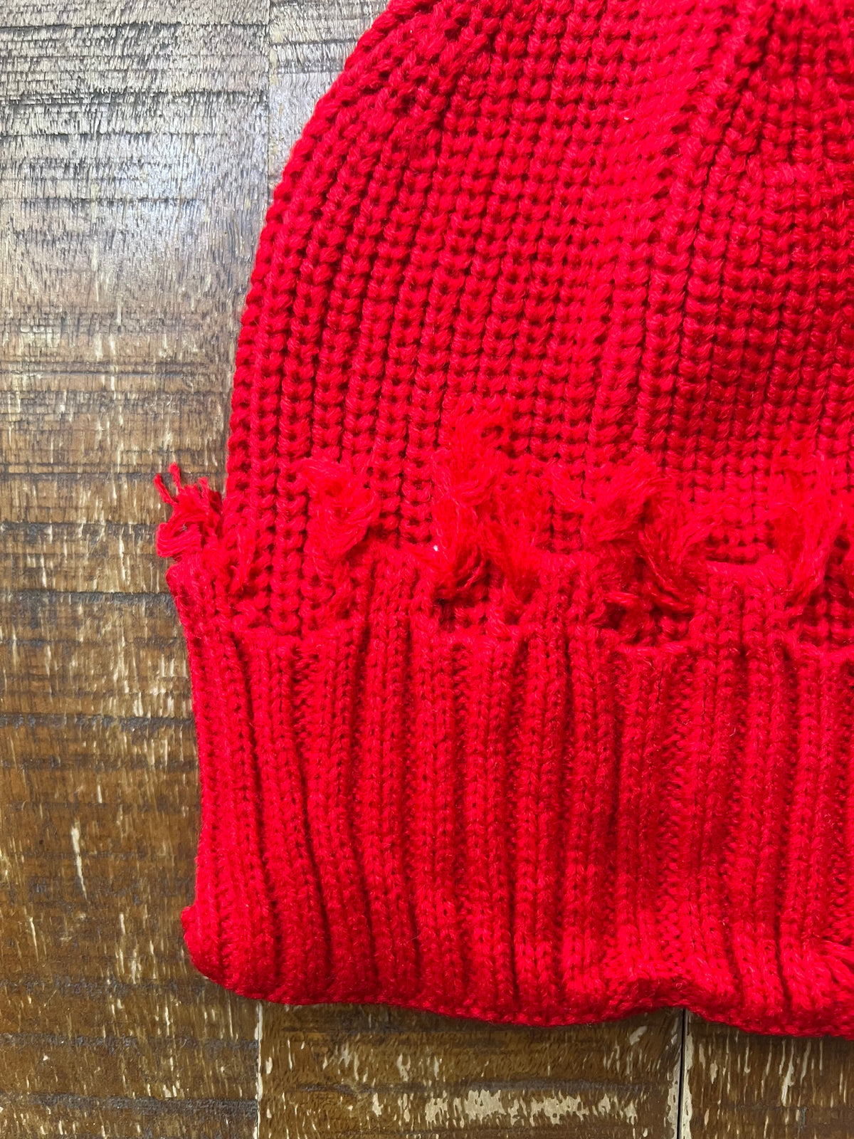 Imperfect Beanie - Christmas Red