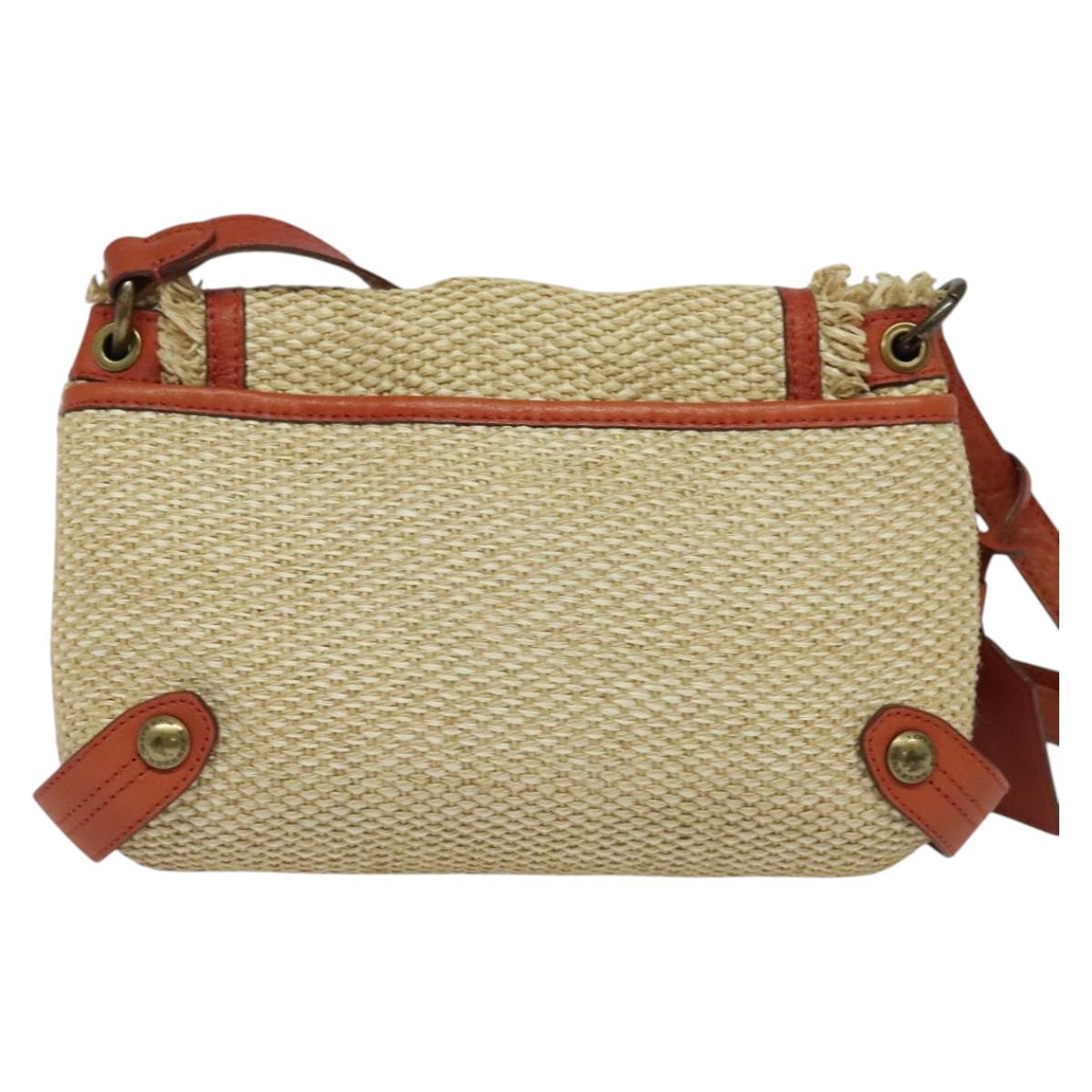 Burberry blue Label Wicker Shoulder Bag (Pre-Owned)