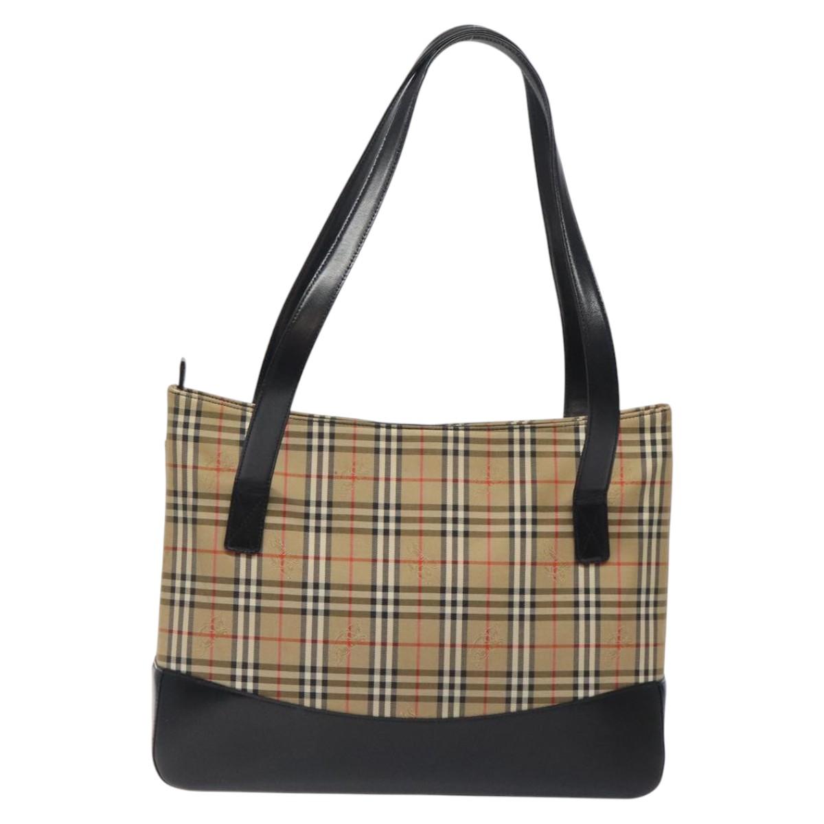 Burberry Nova Check Canvas Tote Bag (Pre-Owned)