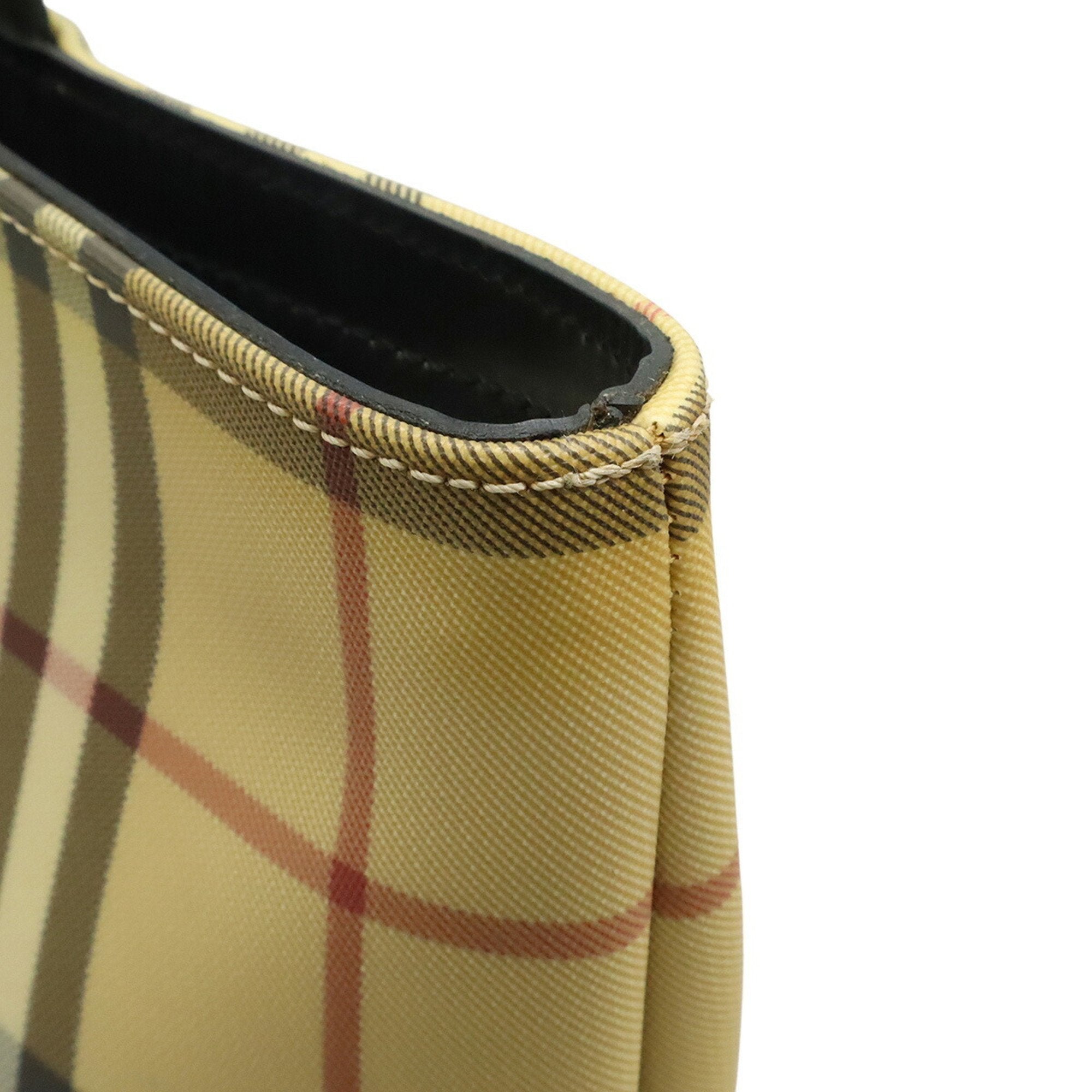 Burberry  Color Pvc Leather Handbag Tote Bag (Pre-Owned)