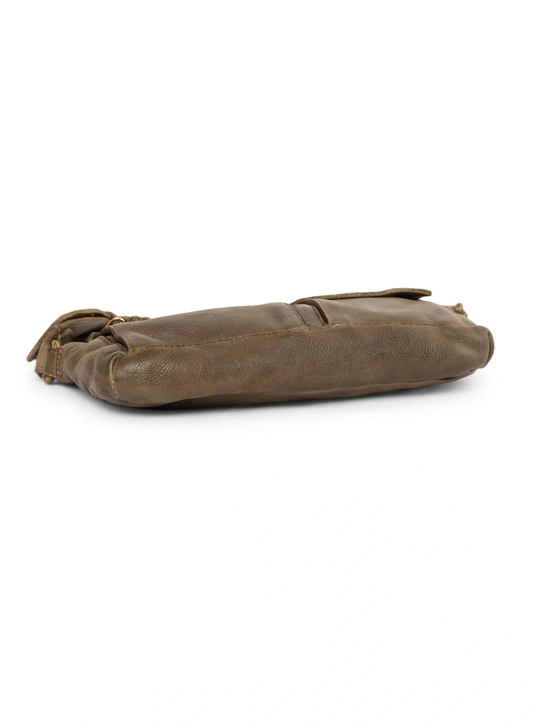 URBAN VOYAGER: OLIVE CROSSOVER SLING BAG BY ART N VINTAGE