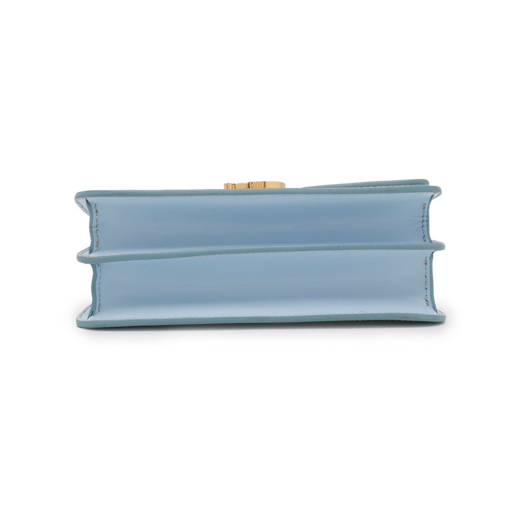 Burberry blue Canvas Leather Shoulder Bag (Pre-Owned)