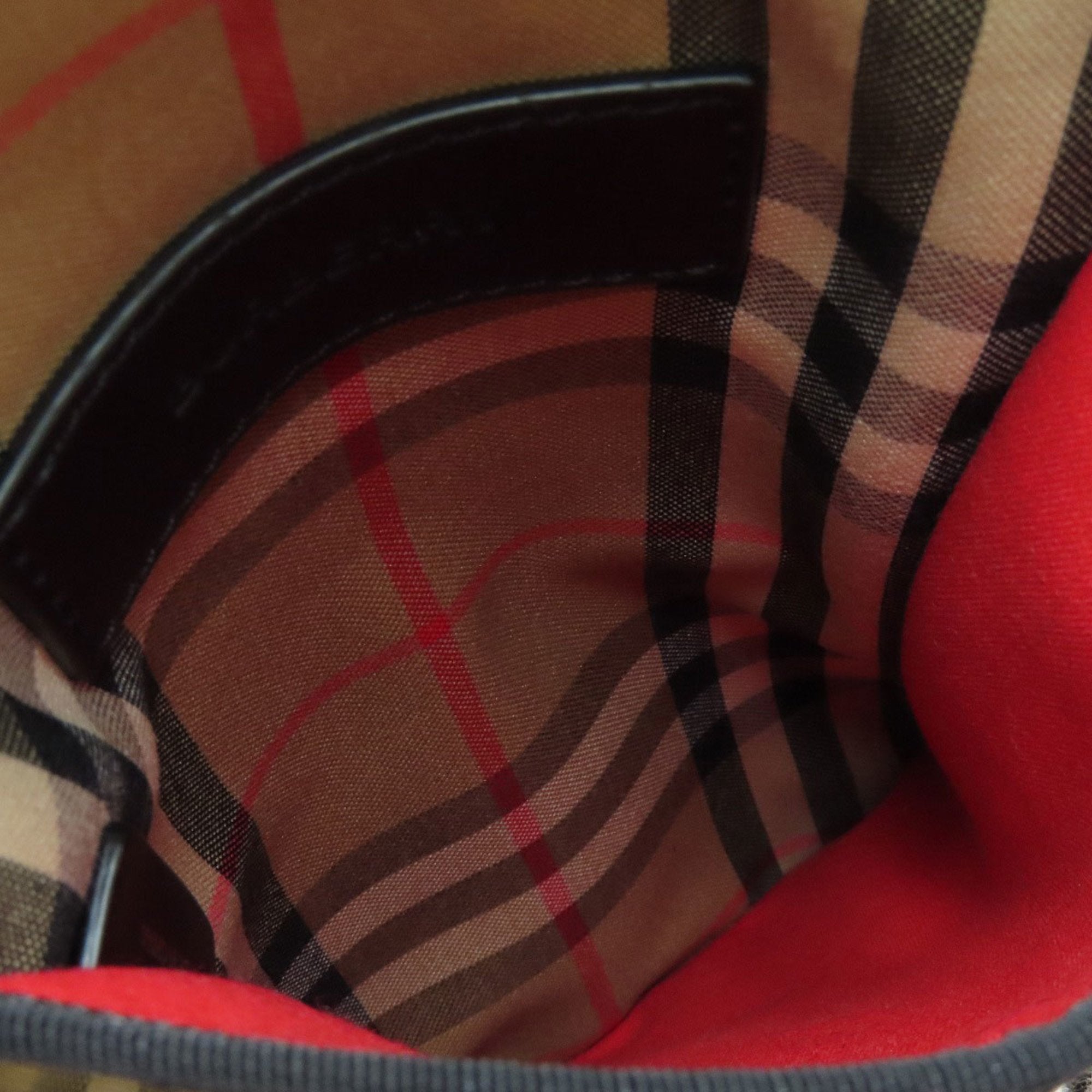 Burberry Canvas Shoulder Bag (Pre-Owned)