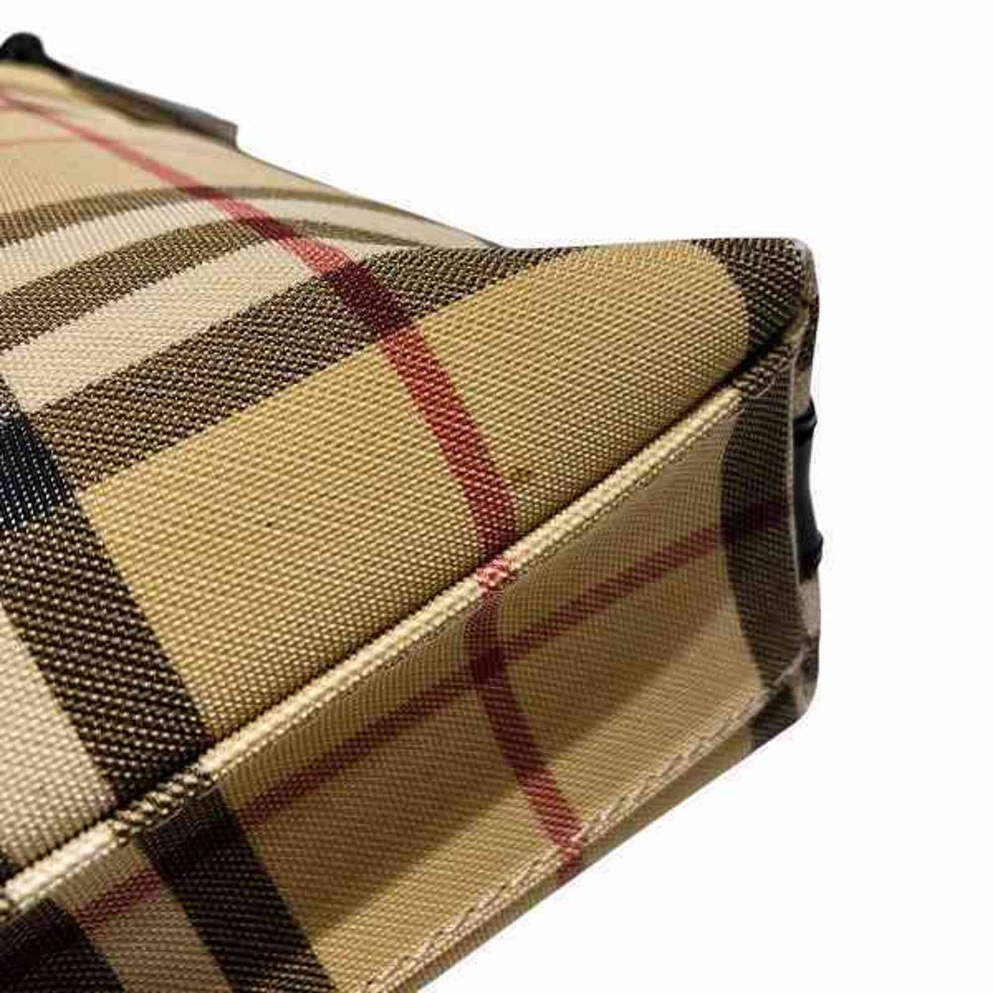Burberry Pvc Leather Shoulder Bag (Pre-Owned)