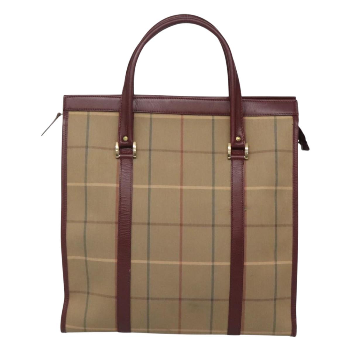 Burberry Vintage Check Canvas Tote Bag (Pre-Owned)