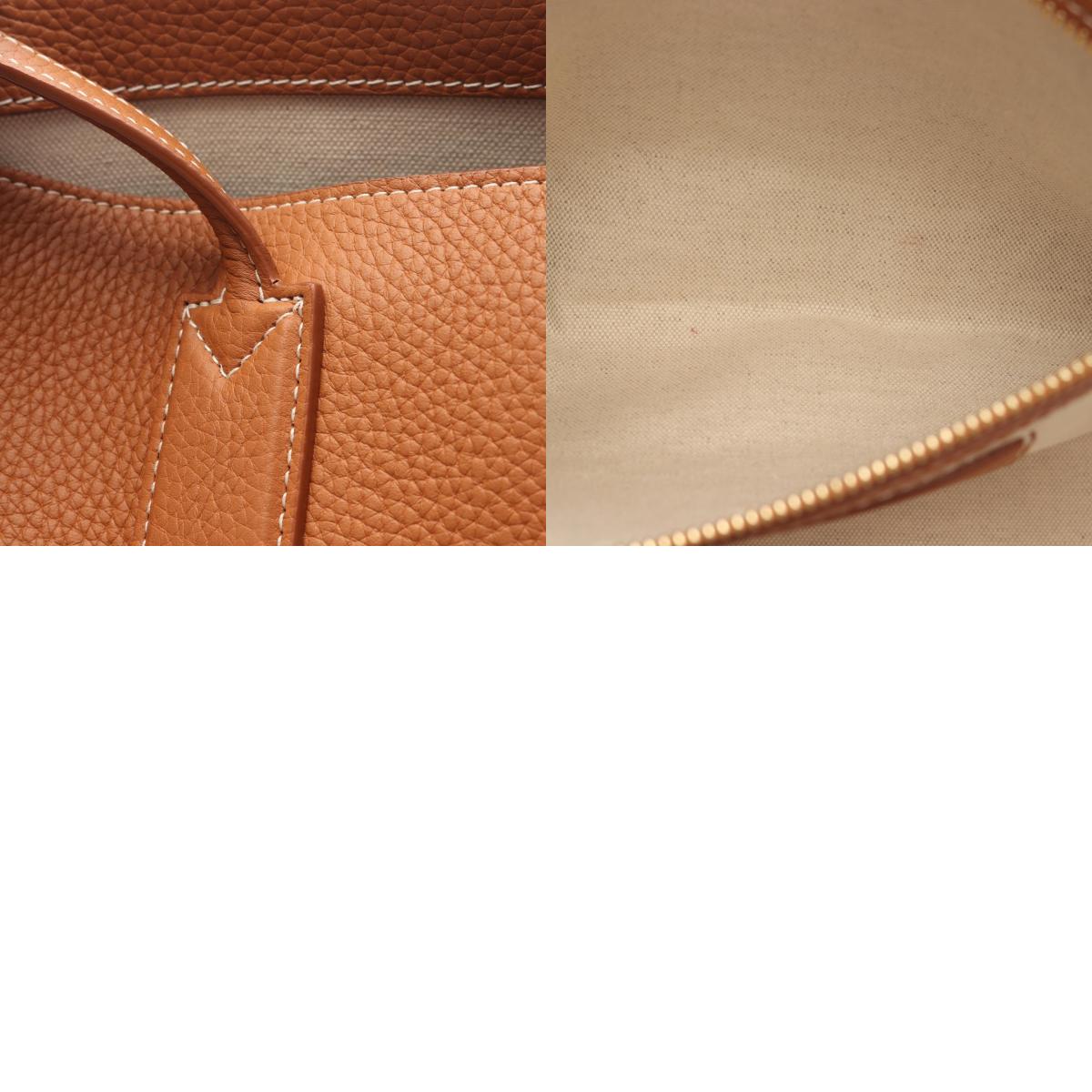 Burberry Leather TB Monogram Tote Bag