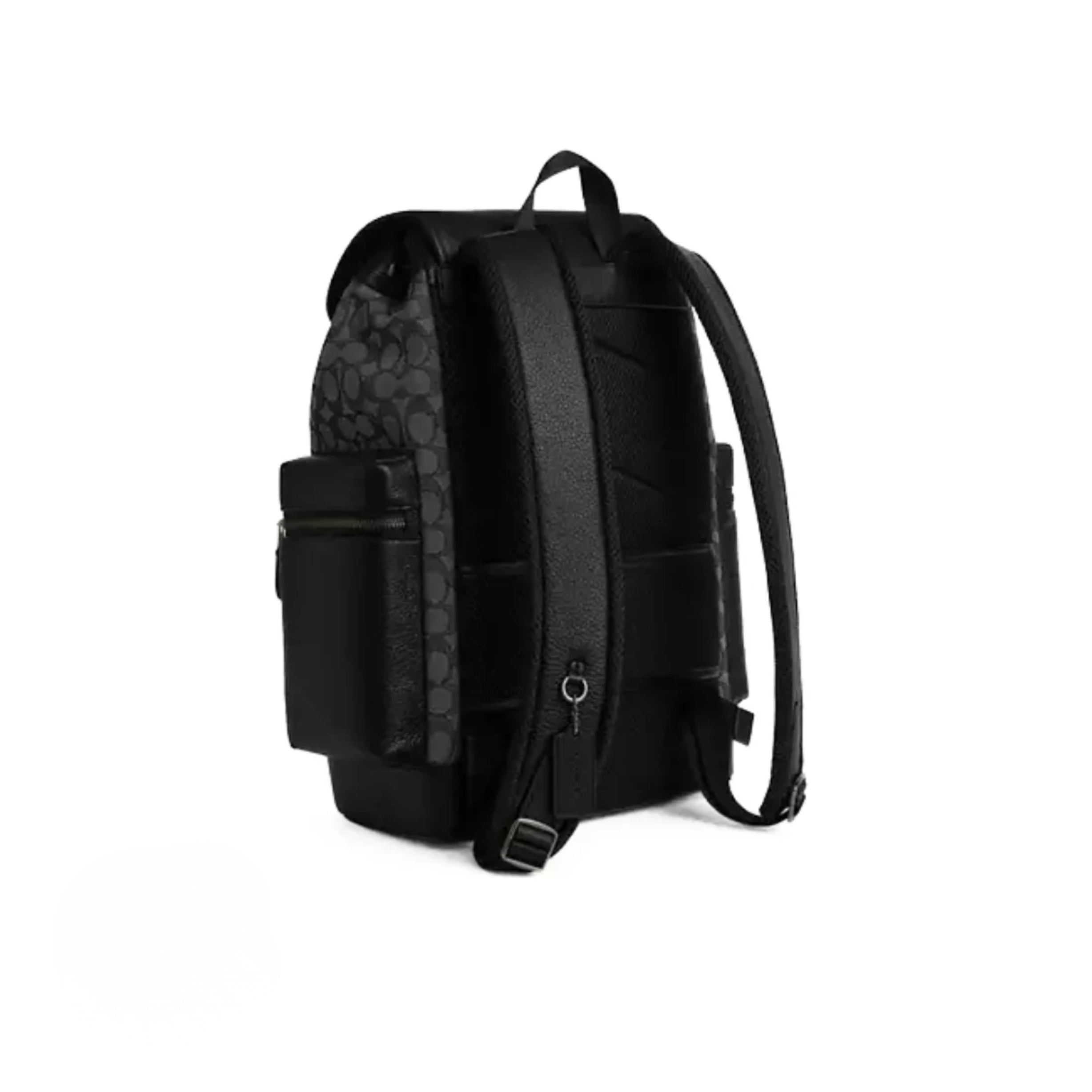 Coach Sprint Backpack In Signature Jacquard Silver Charcoal Black