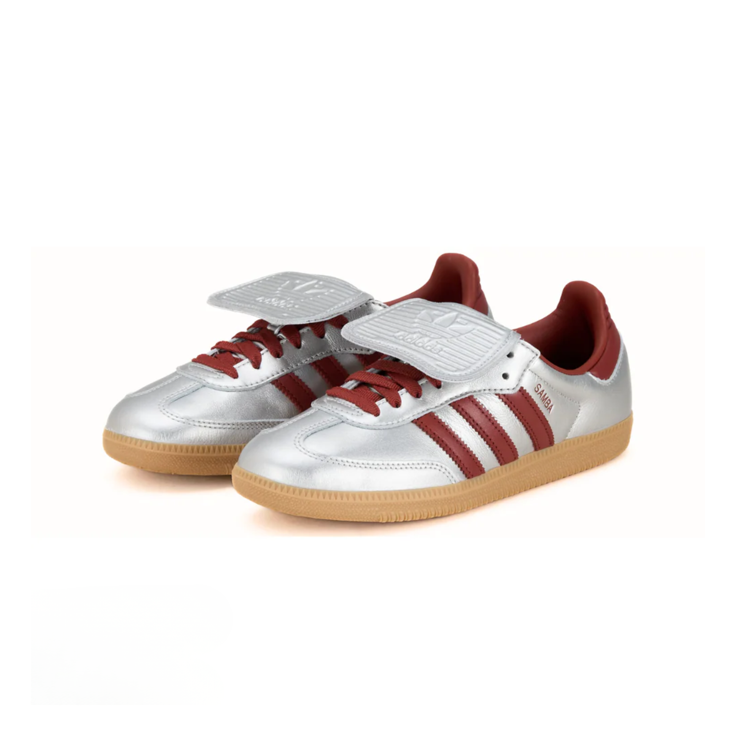 Adidas Samba LT Silver Metallic Ruby Gum (W)