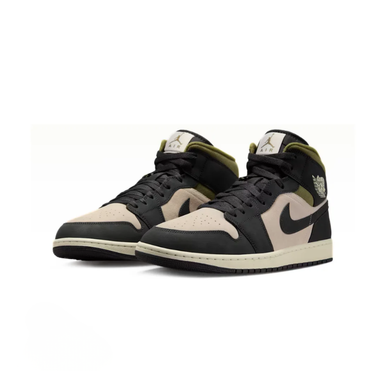 AIR Jordan 1 Mid SE Off Noir Medium Olive