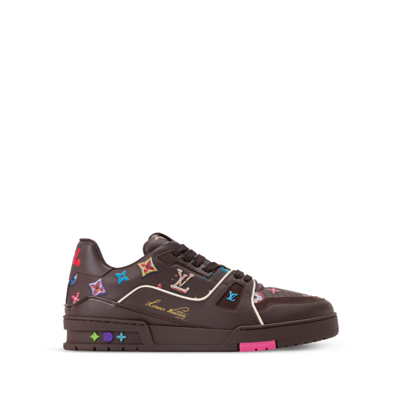 Louis Vuitton Trainer Marron Monogram Donuts