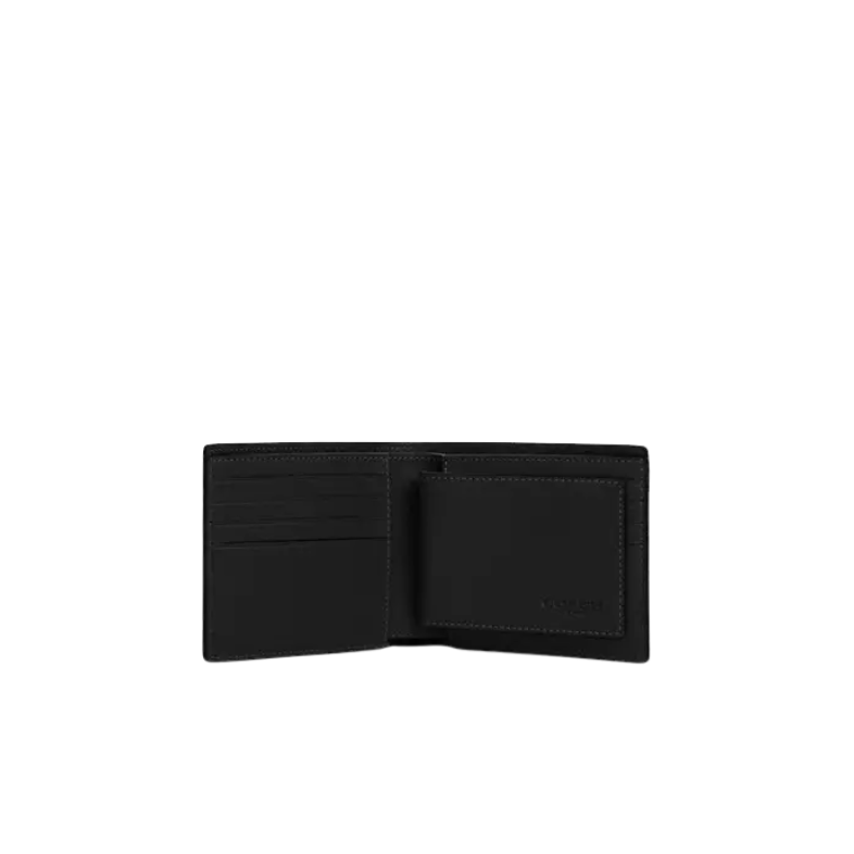 COACH smooth leather 3 IN 1 WALLET