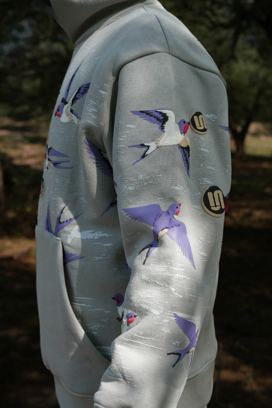 Sullitt RISE ABOVE GREYWINGS HOODIE