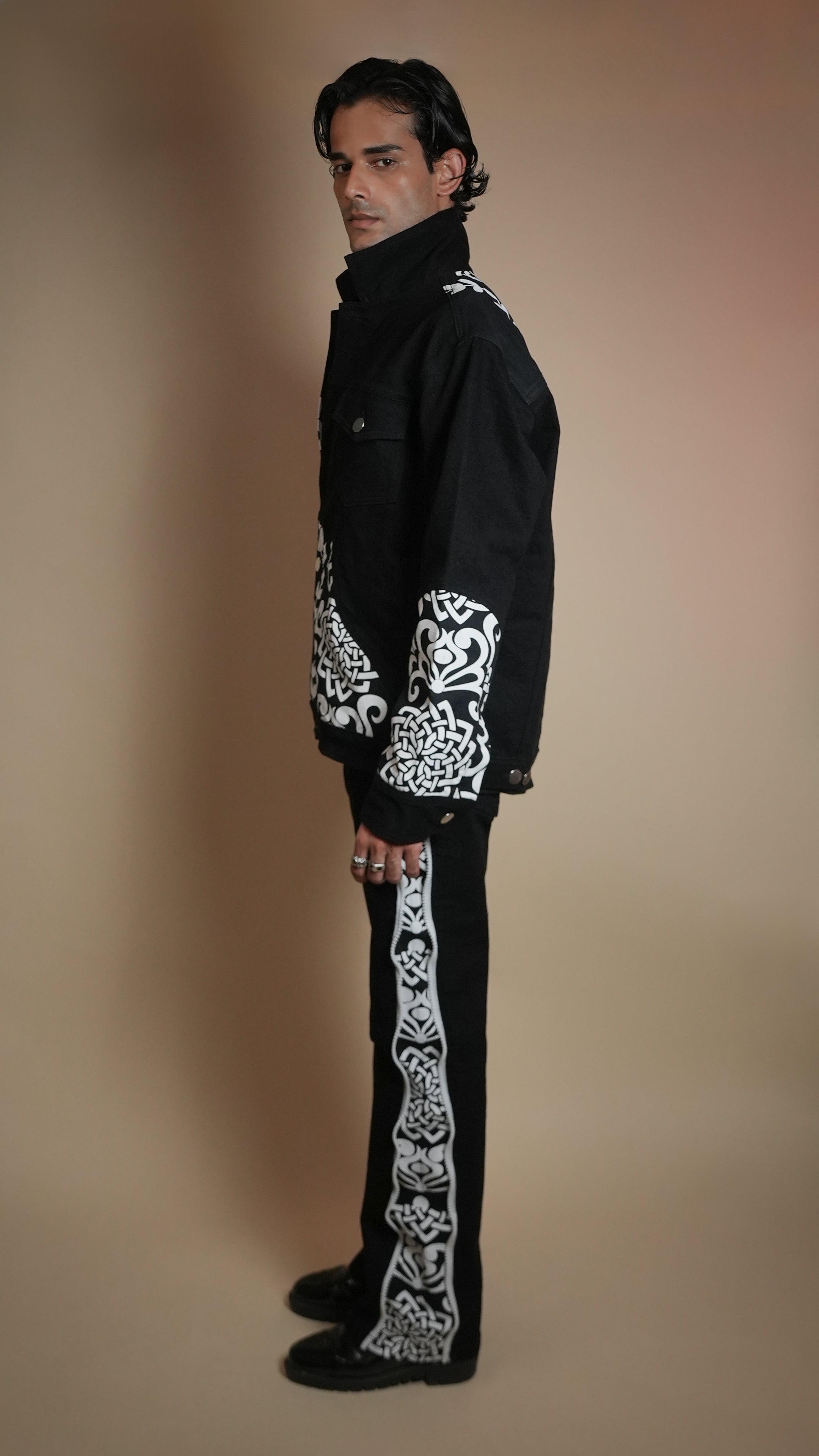 DAY TO NIGHT DENIM BLACK MEN'S PANTS [50/50 LIMITED EDITION]