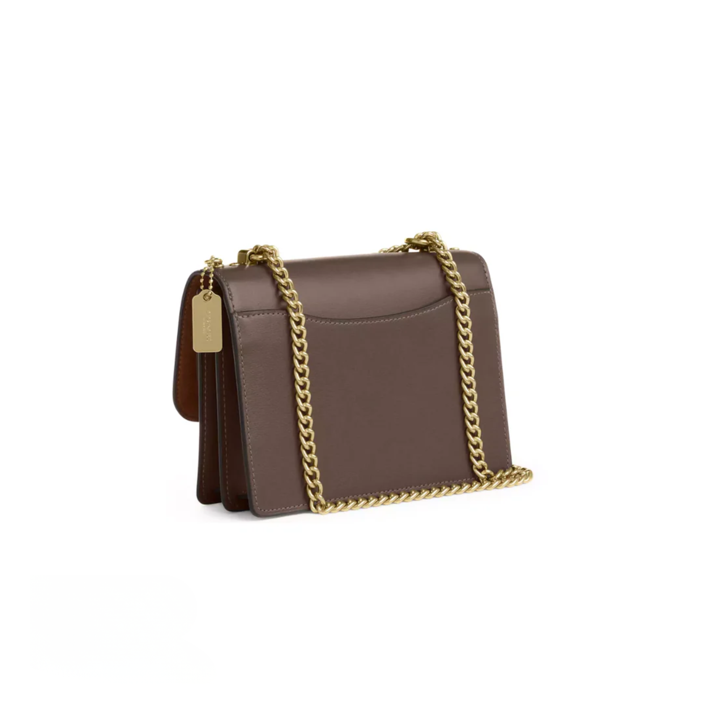 Coach Mini Klare Crossbody Bag calf leather Gold Dark Stone
