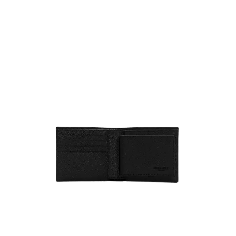 COACH crossgrain leather 3 IN 1 WALLET
