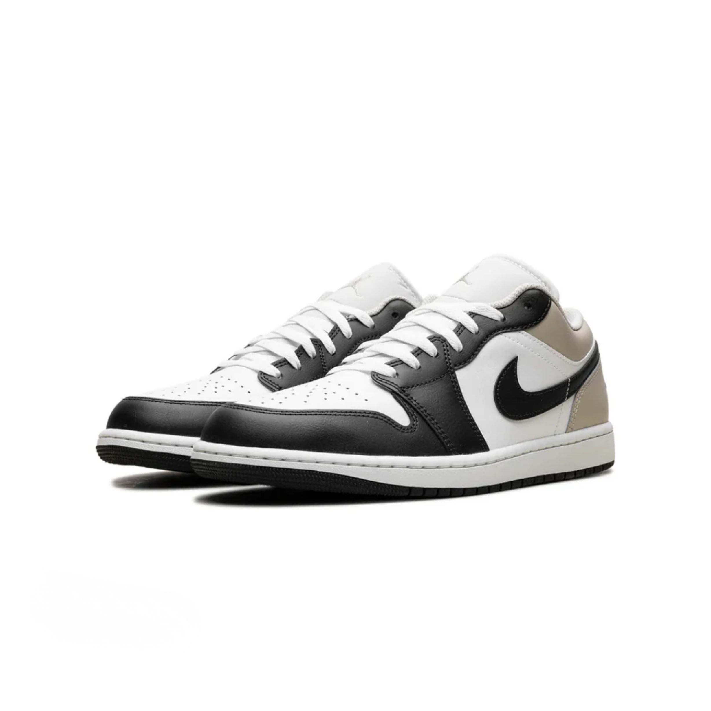 NIKE Air Jordan 1 Low Black Toe Rattan