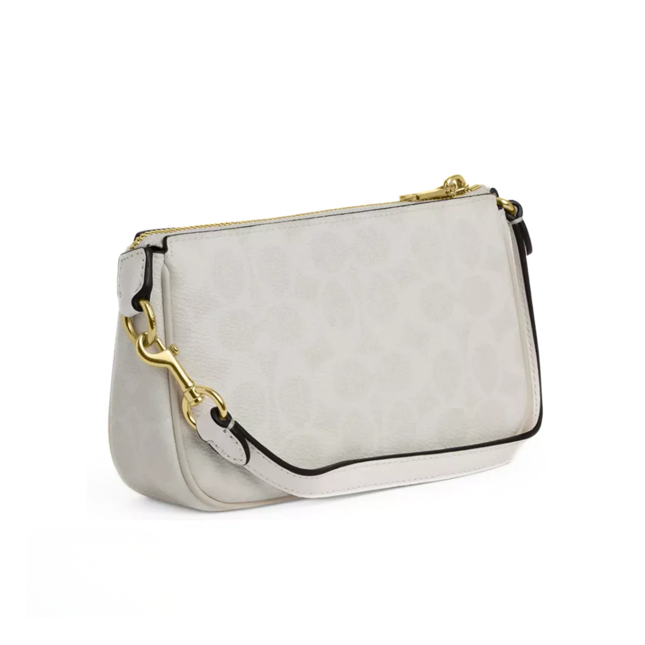 COACH Nolita 19 In Signature Canvas Gold White Chalk
