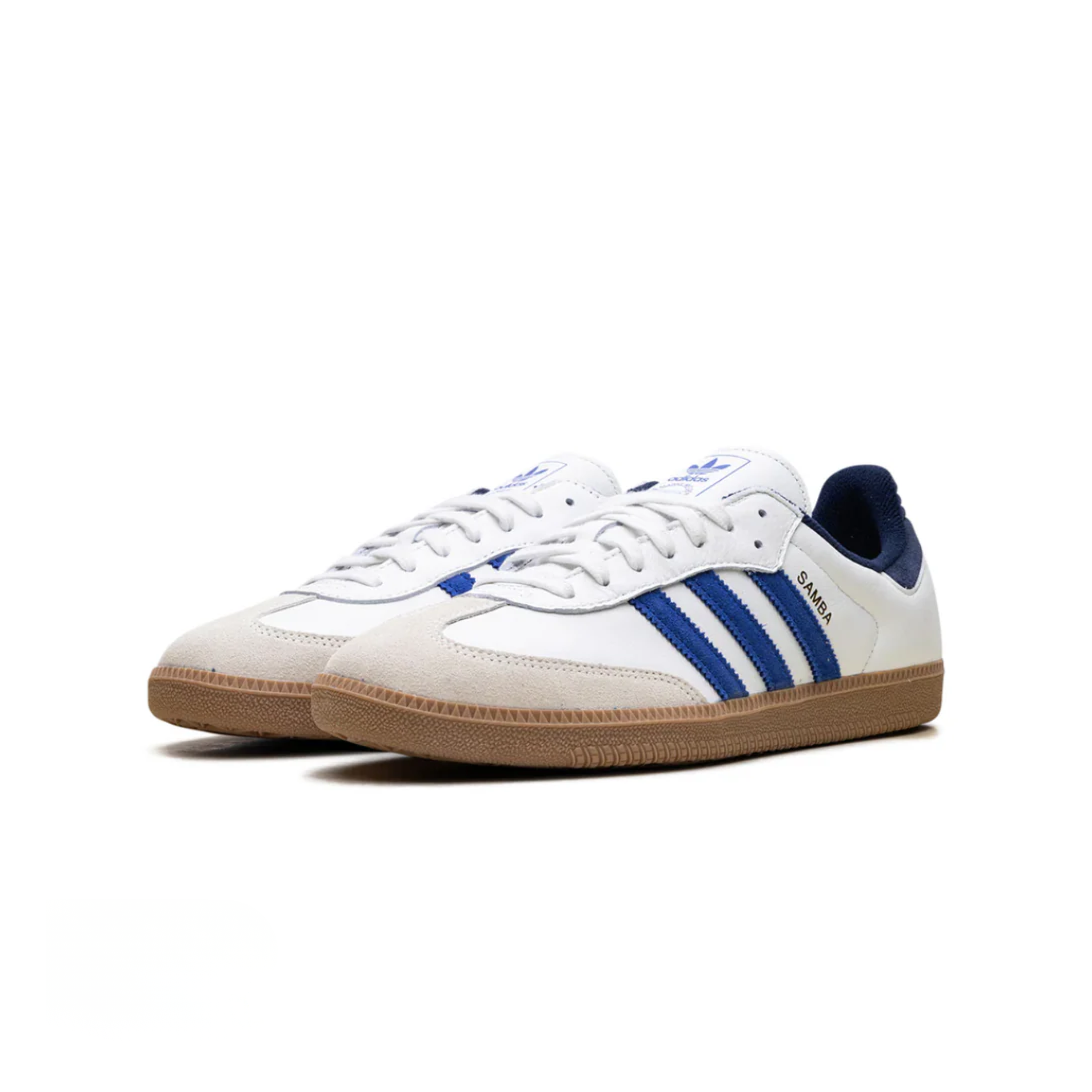 Adidas Samba OG White Royal Blue Night Indigo