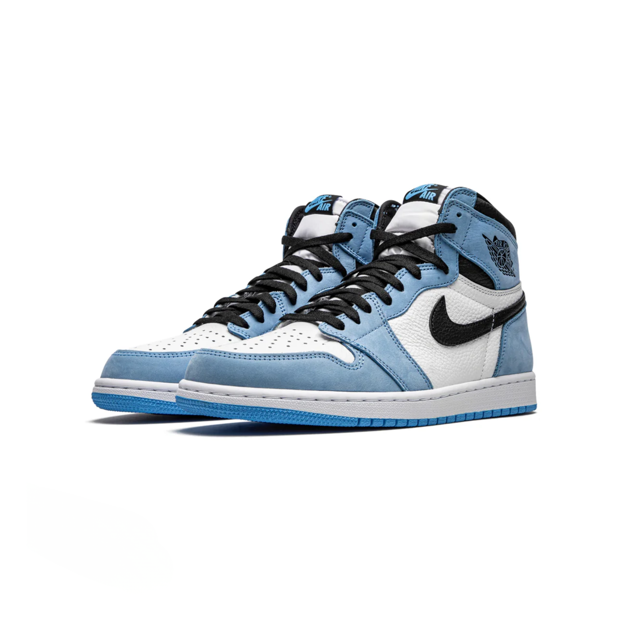 NIKE Air Jordan 1 Retro High White University Blue Black UNC
