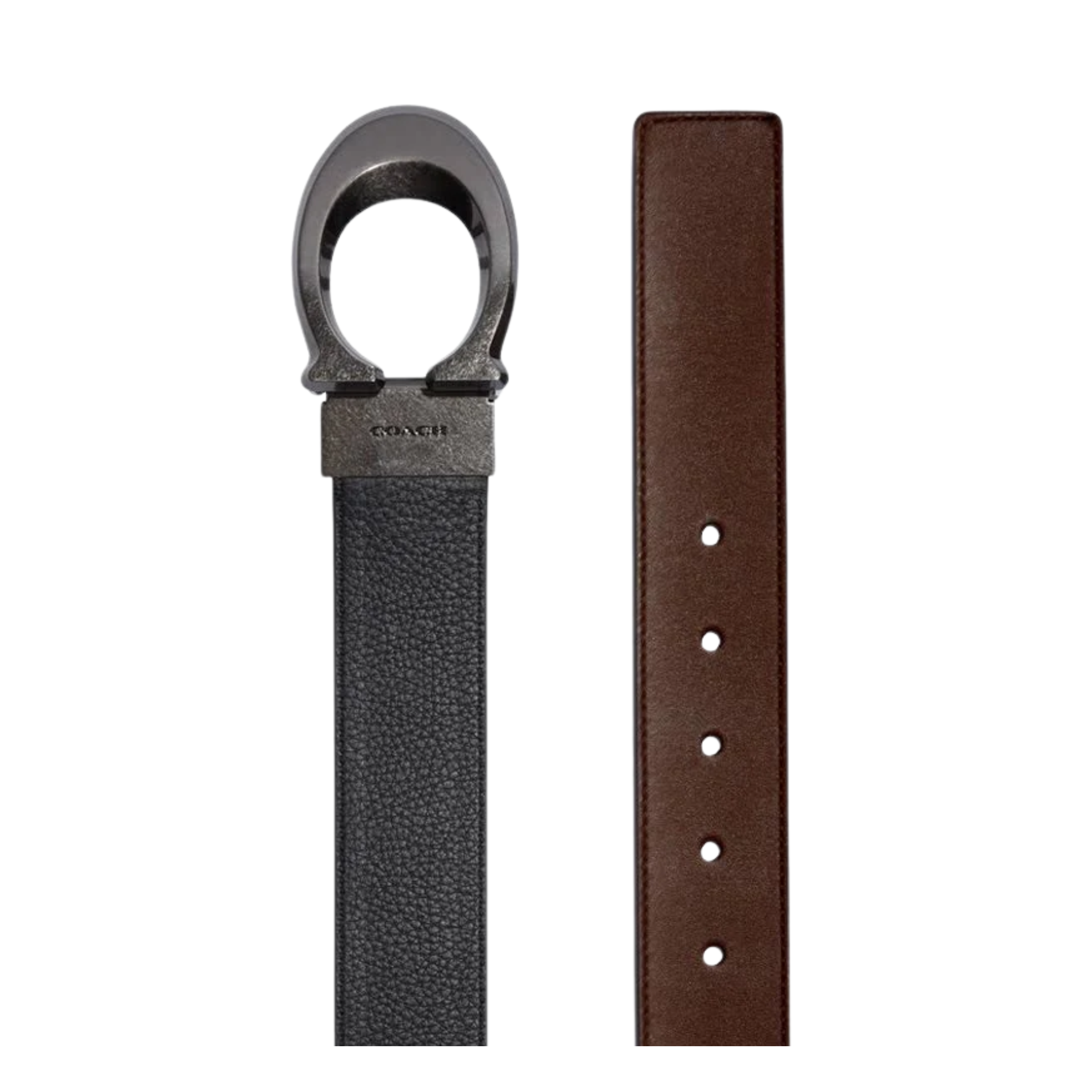 COACH BELT BLACK SIGNATURE