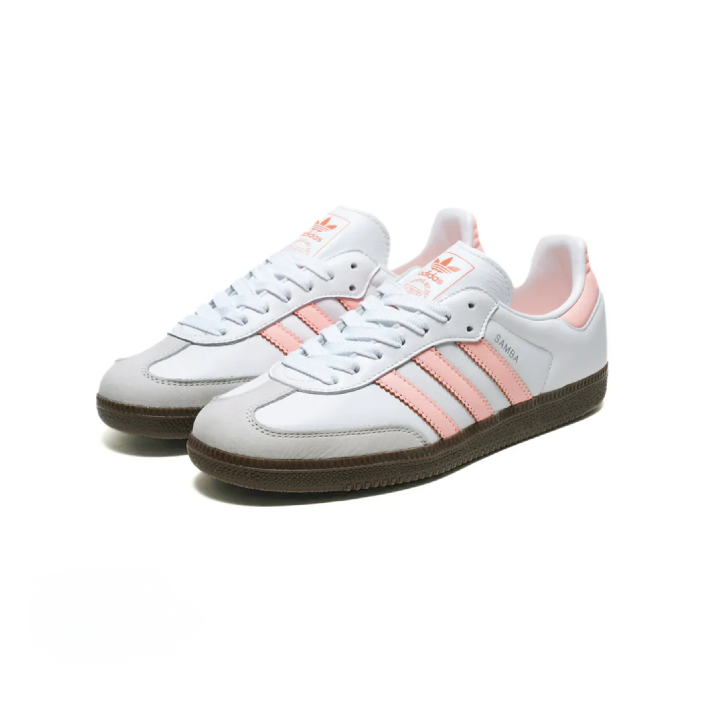 Adidas Samba OG Cloud White Clear Orange Semi Coral (W)