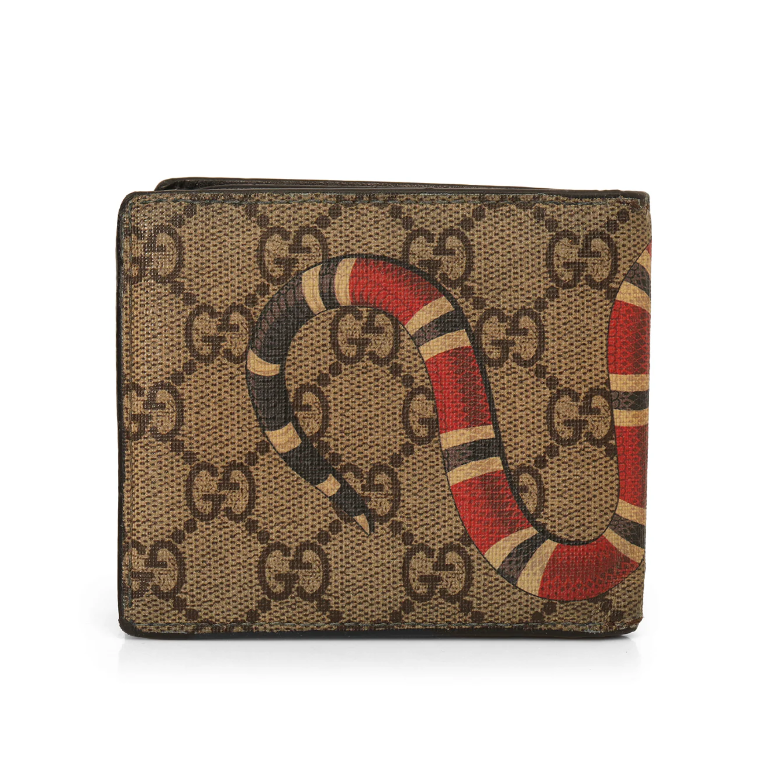 Guccissima Supreme Snake Bifold Wallet