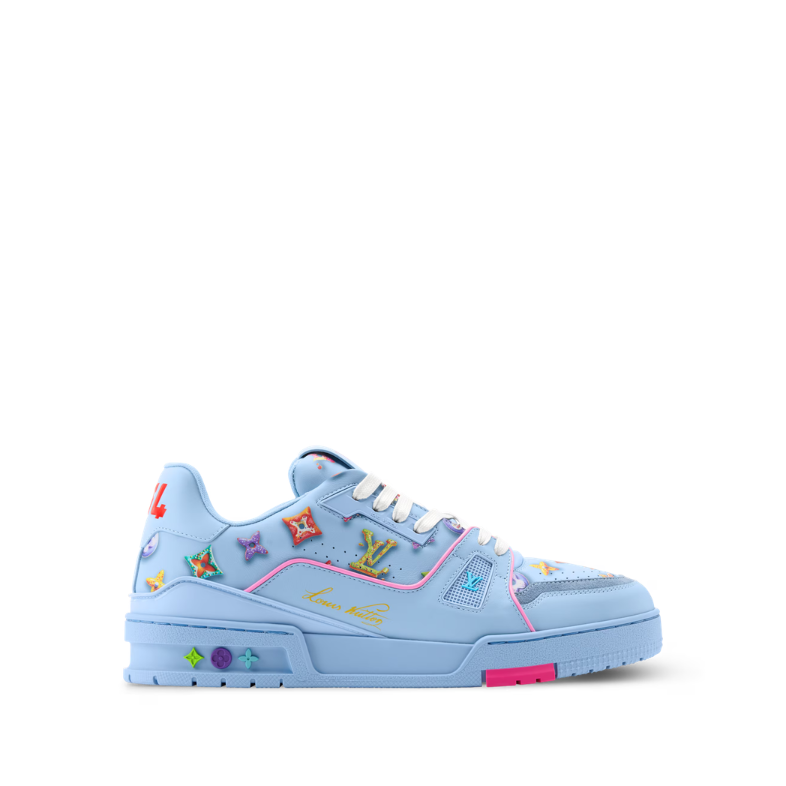 Louis Vuitton Trainer Blue Monogram Donuts