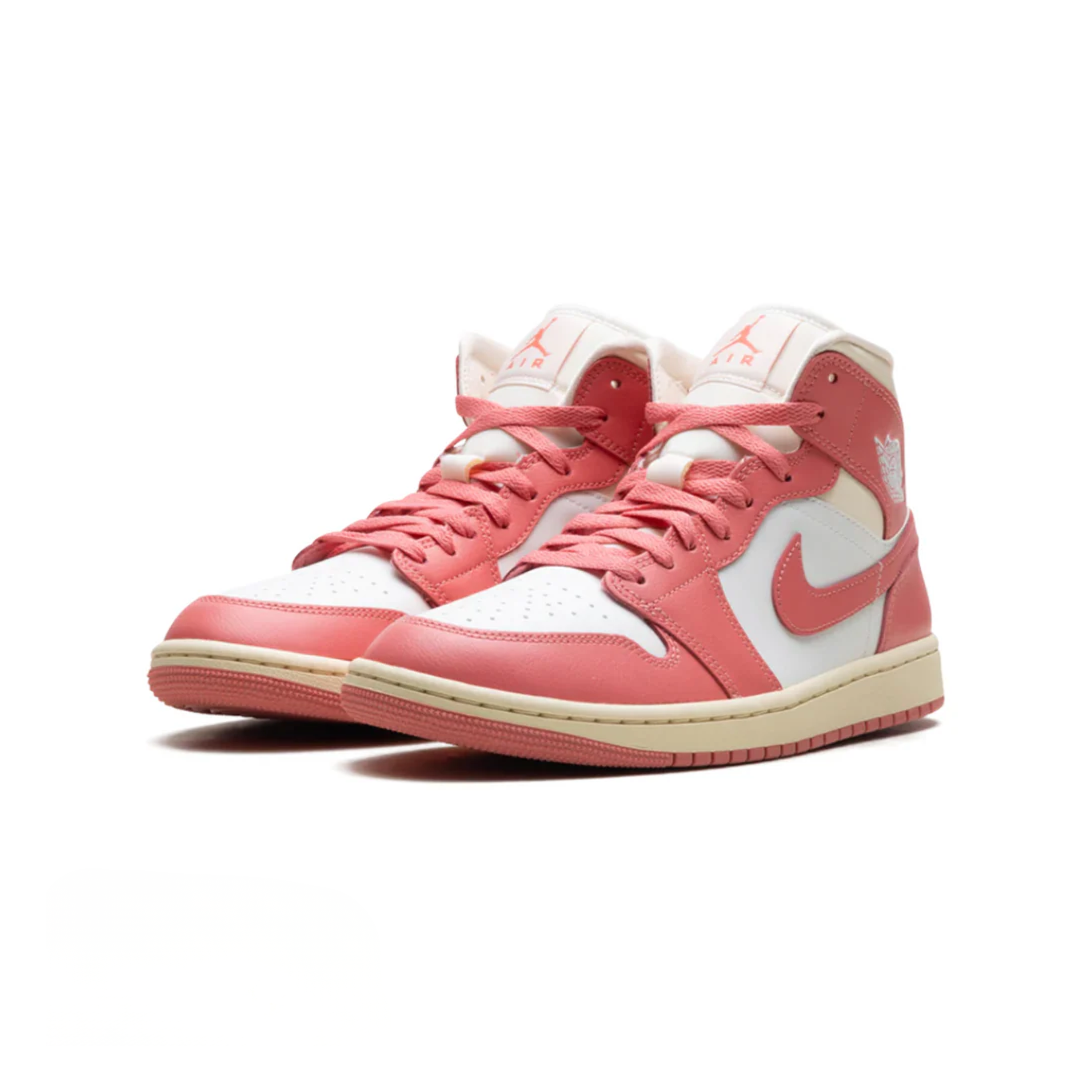 NIKE Air Jordan 1 Mid Strawberries and Cream (W)