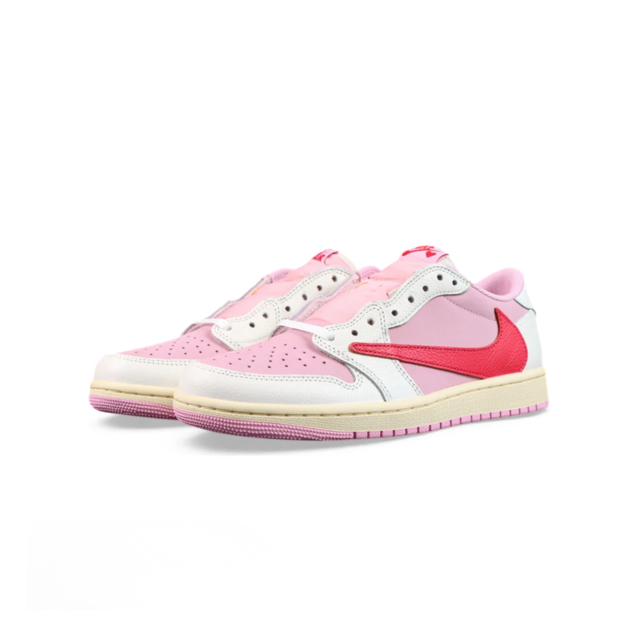 NIKE AIR Jordan 1 Retro Low OG SP Travis Scott Sail Tropical Pink