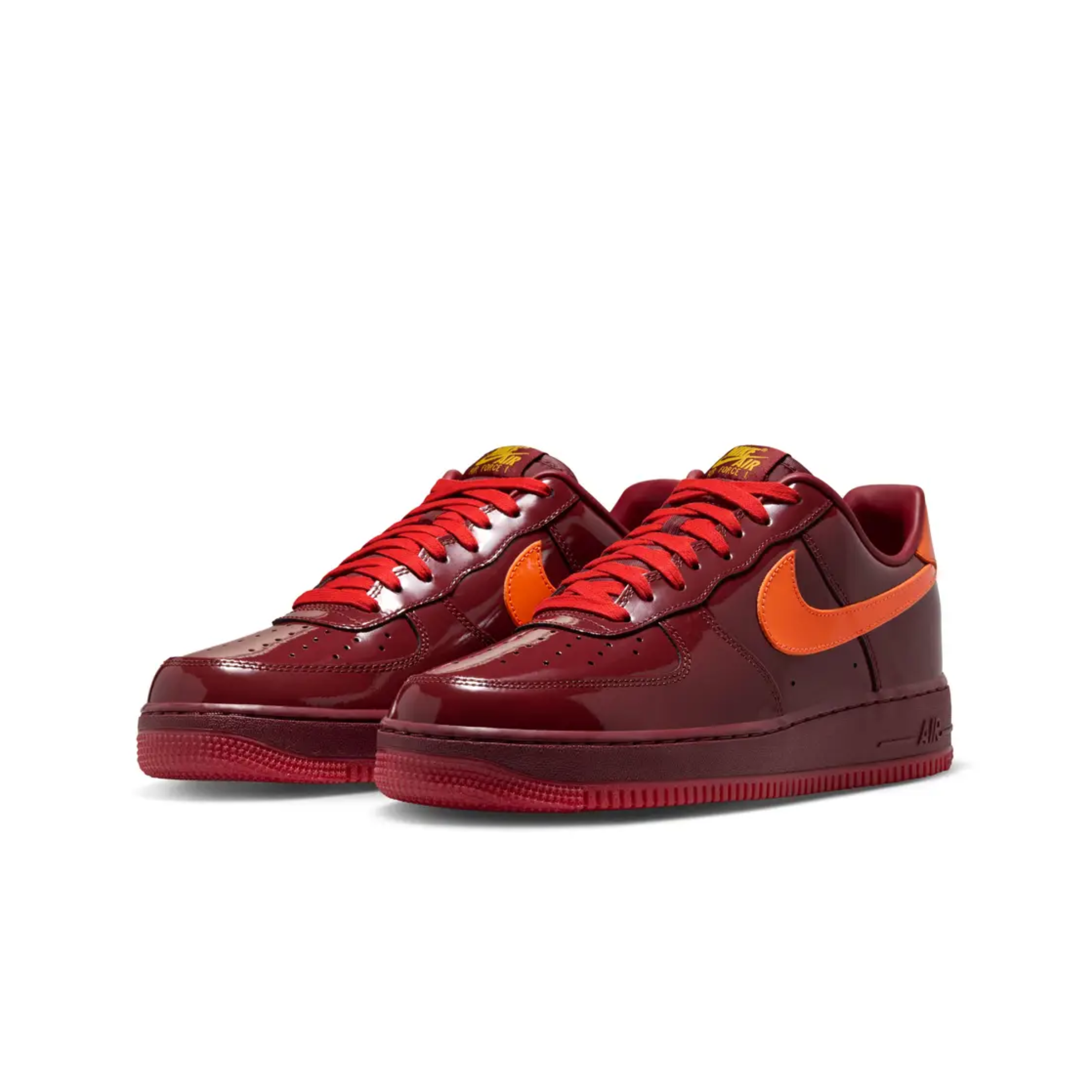 Nike Air Force 1 Low 'Patent Leather Dark Team Red'