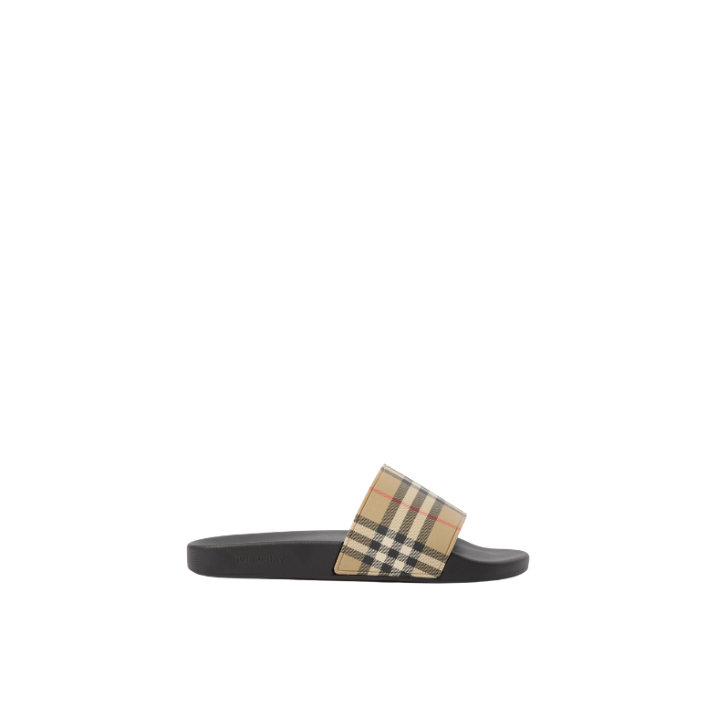 BURBERRY BEIGE SLIDES
