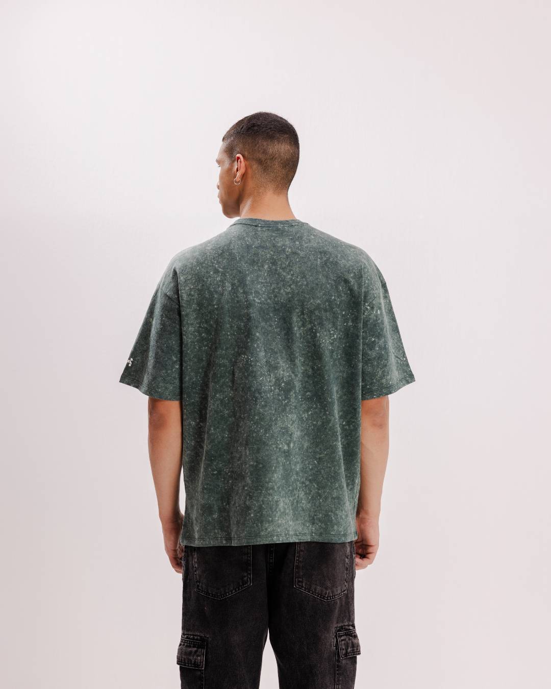 Retro Wash - Green - Evrhood oversized acid wash t-shirt