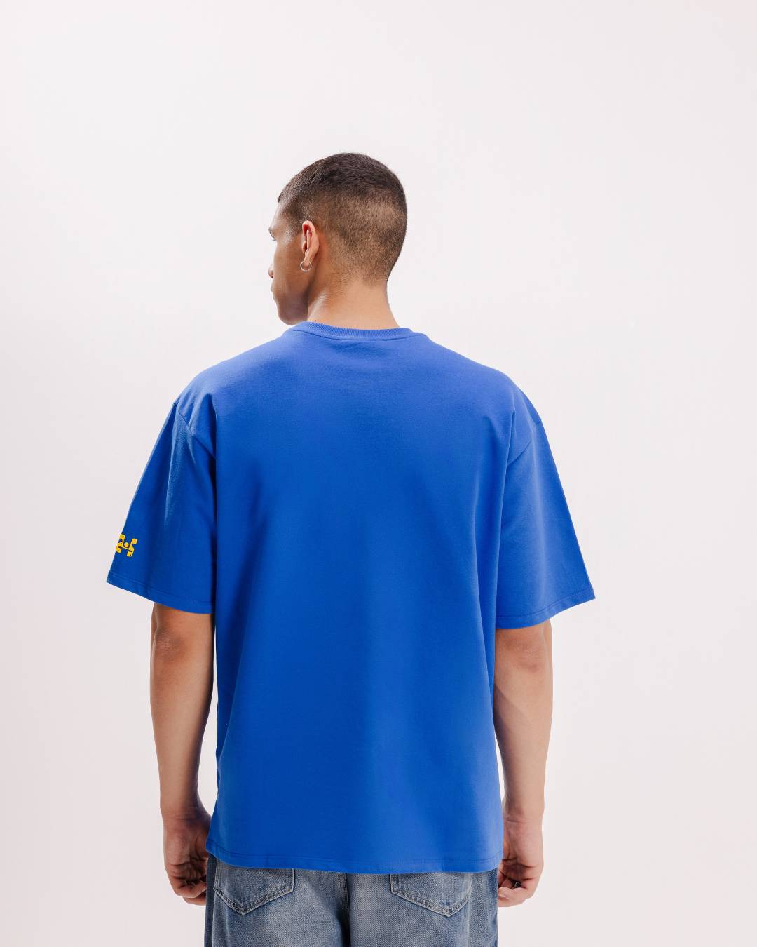 Cheddar Drip - Royal Blue - Evrhood oversized basic t-shirt