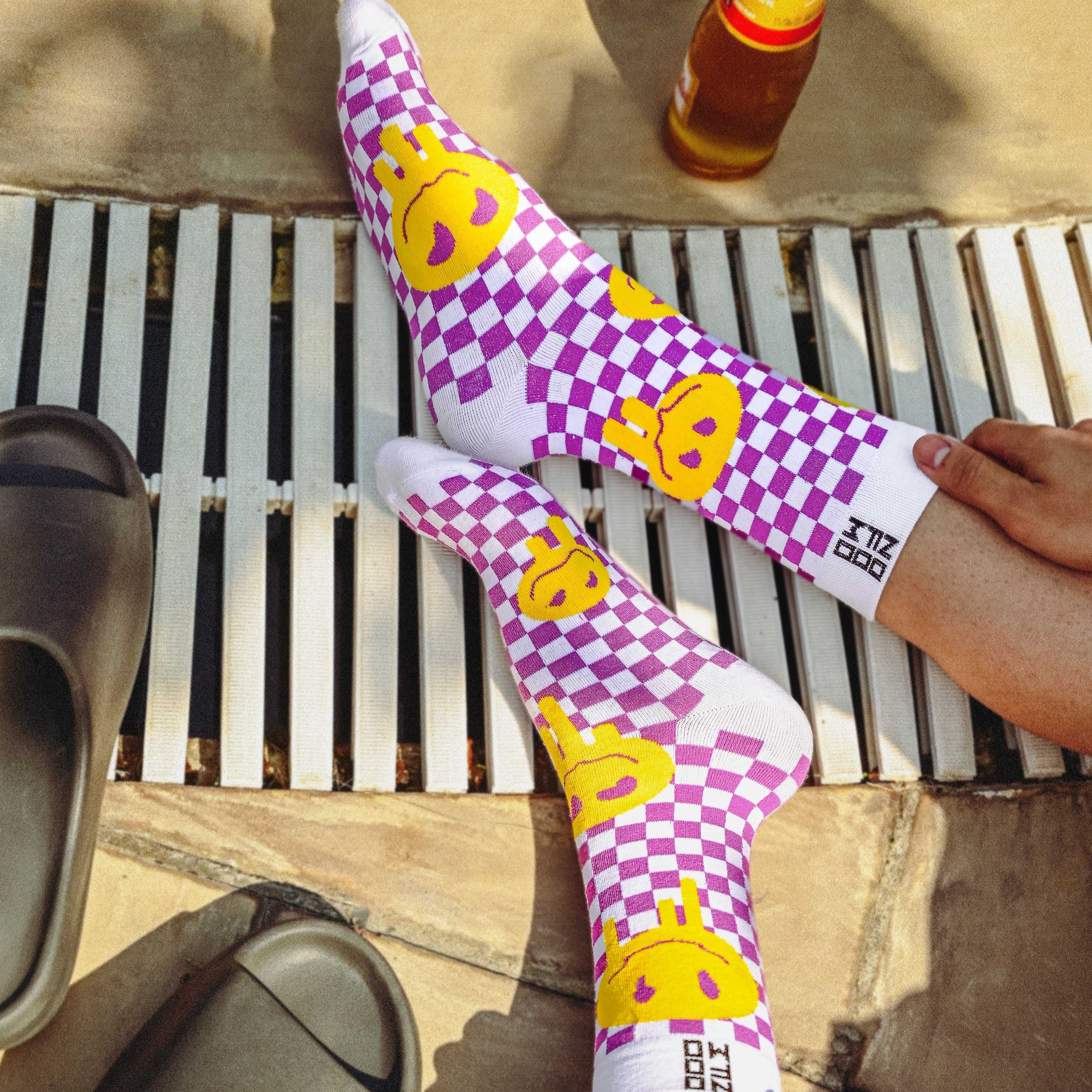 Box Of 3 - Crew Length Socks