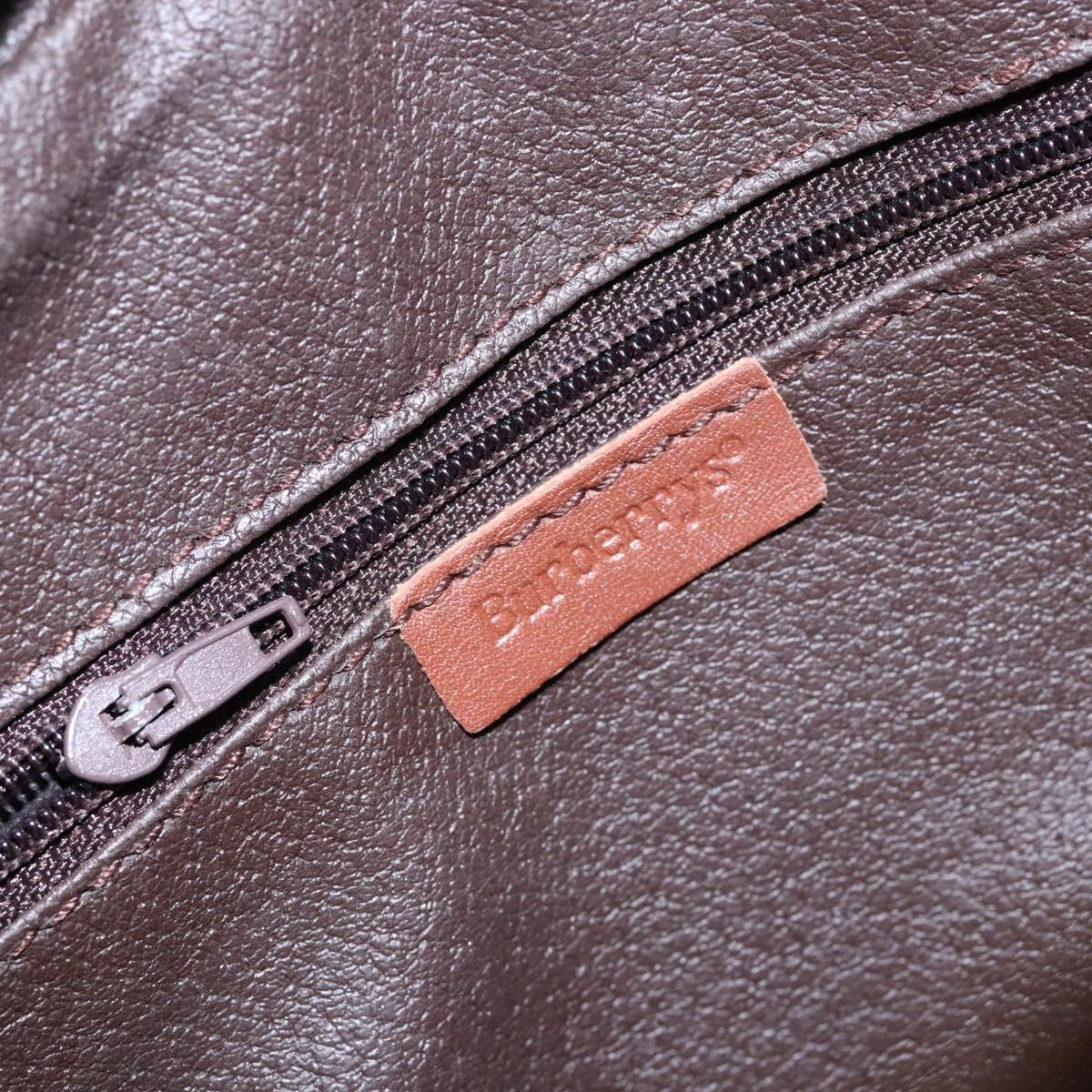 Burberry Nova Check Canvas, Leather Shoulder Bag (Pre-Owned)