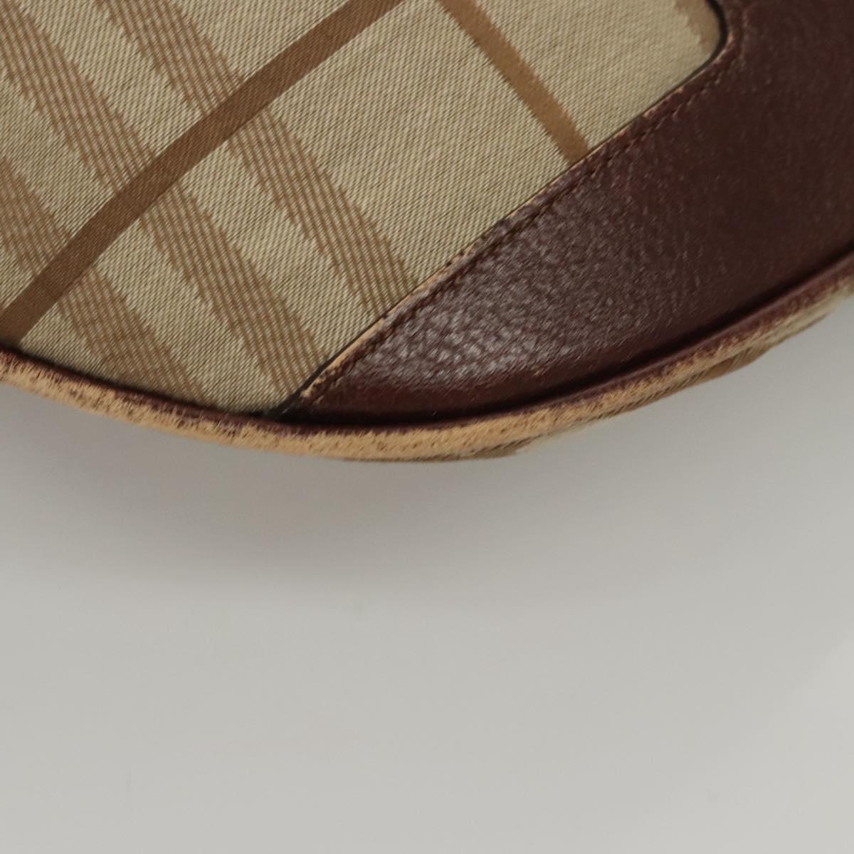 Burberry Nova Check Canvas Shoulder Bag (Pre-Owned)