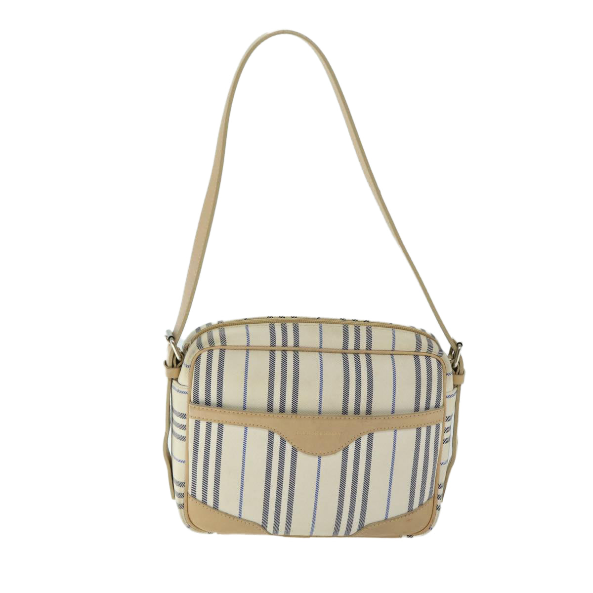 Burberry Nova Check Canvas Shoulder Bag (Pre-Owned)