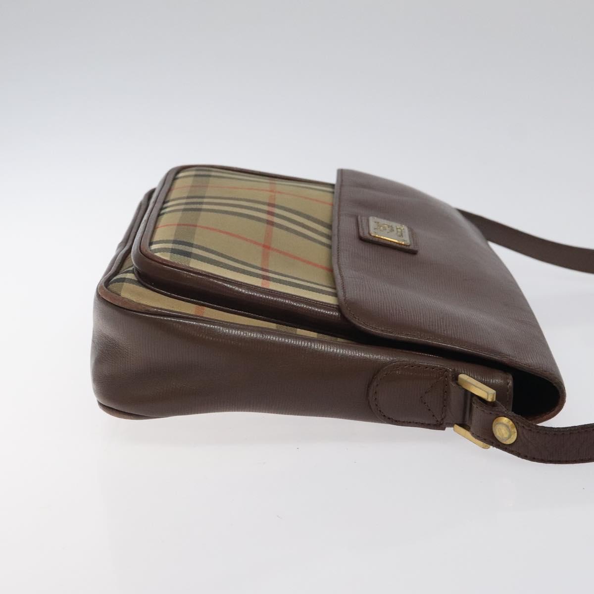 Burberry Nova Check Canvas Shoulder Bag (Pre-Owned)