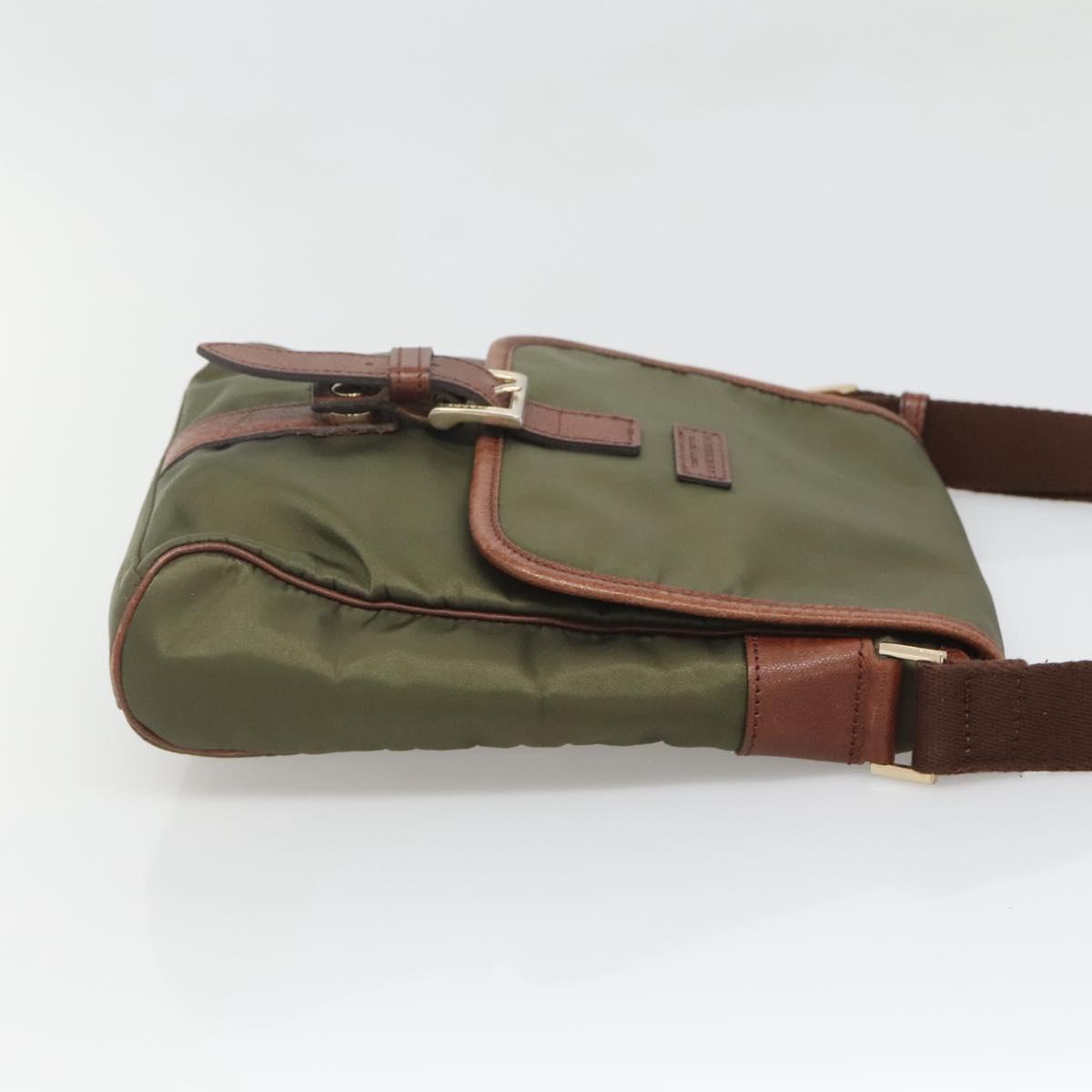 Burberry Label Nylon Shoulder Bag (Pre-Owned)