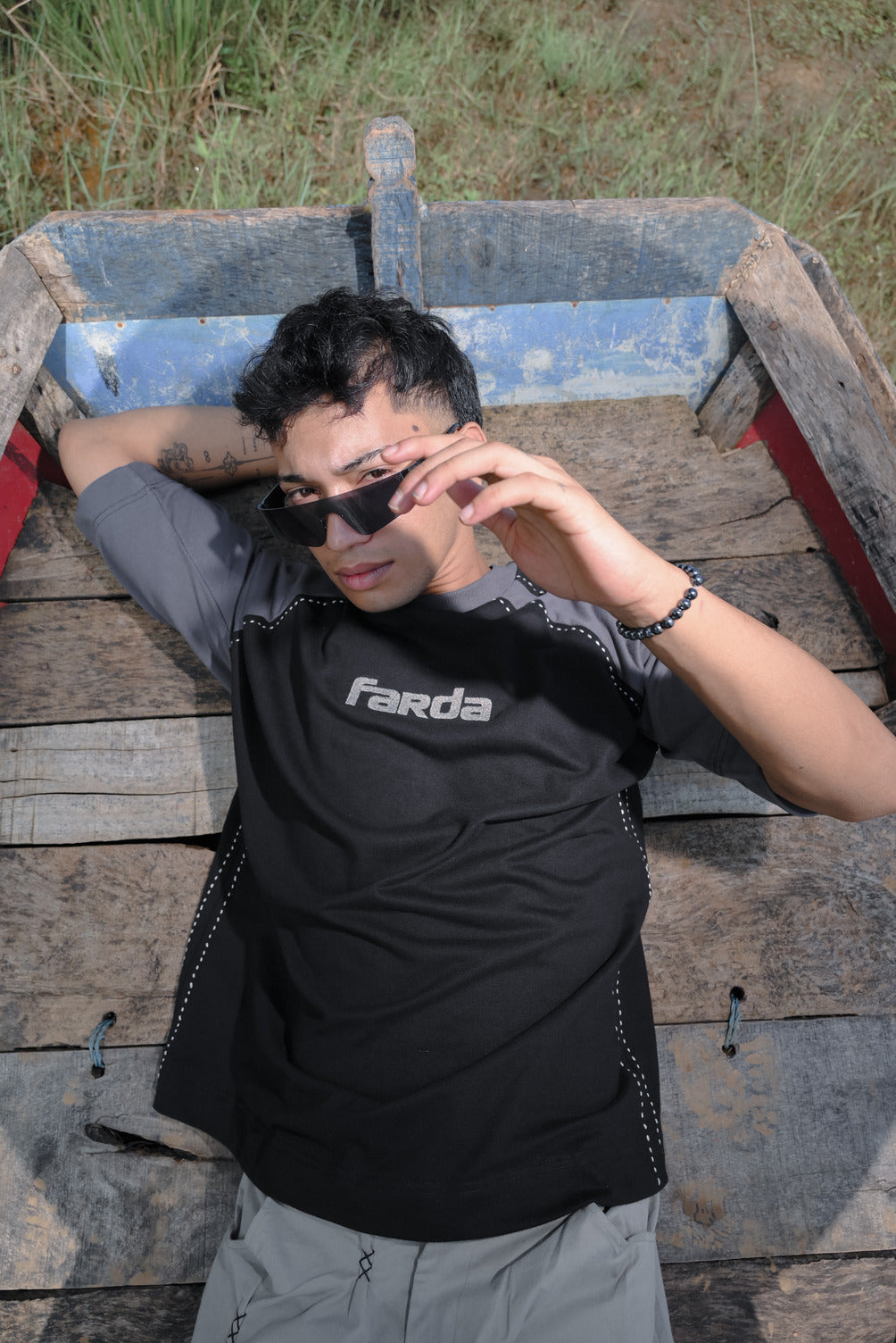 Farda Clothing BIMBLE TEE: BLACK