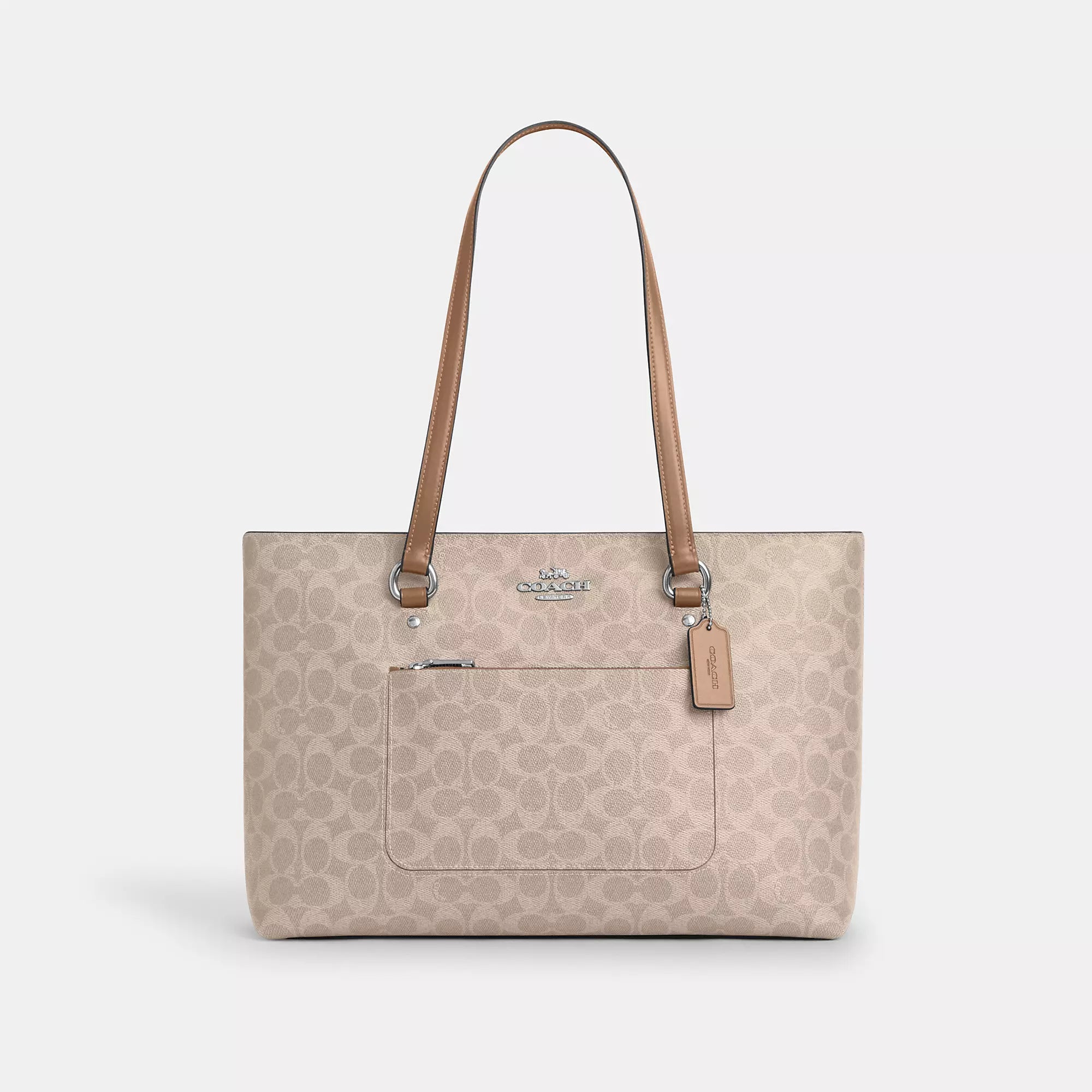 Coach Station Tote Bag In Signature Canvas