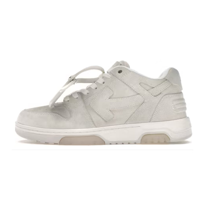 OFF-WHITE Out of Office "OOO" Low Tops Vanilla White Suede