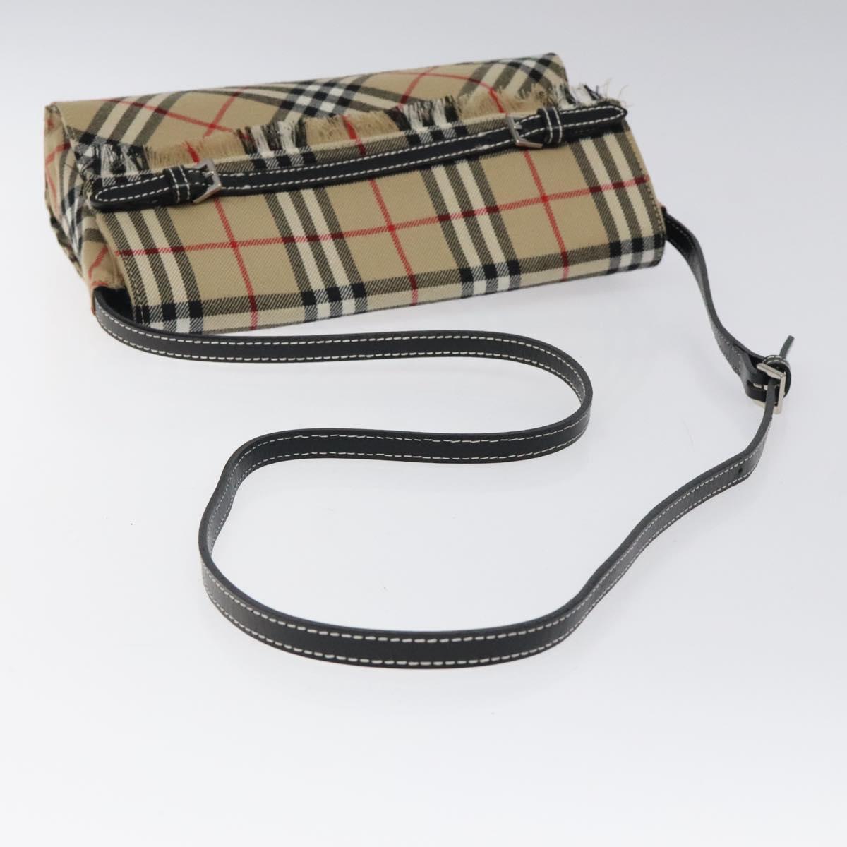 Burberry Nova Check Canvas Shoulder Bag (Pre-Owned)