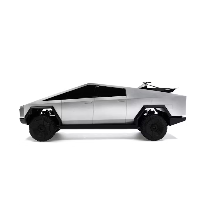 Hot Wheels x Tesla Cybertruck 1:10 Scale RC Car(2021 Version w/Cyberquad)