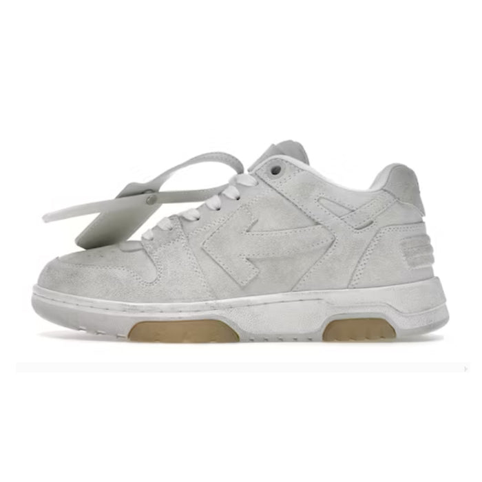 OFF-WHITE Out Of Office OOO Low Tops
Vintage Suede Destressed White